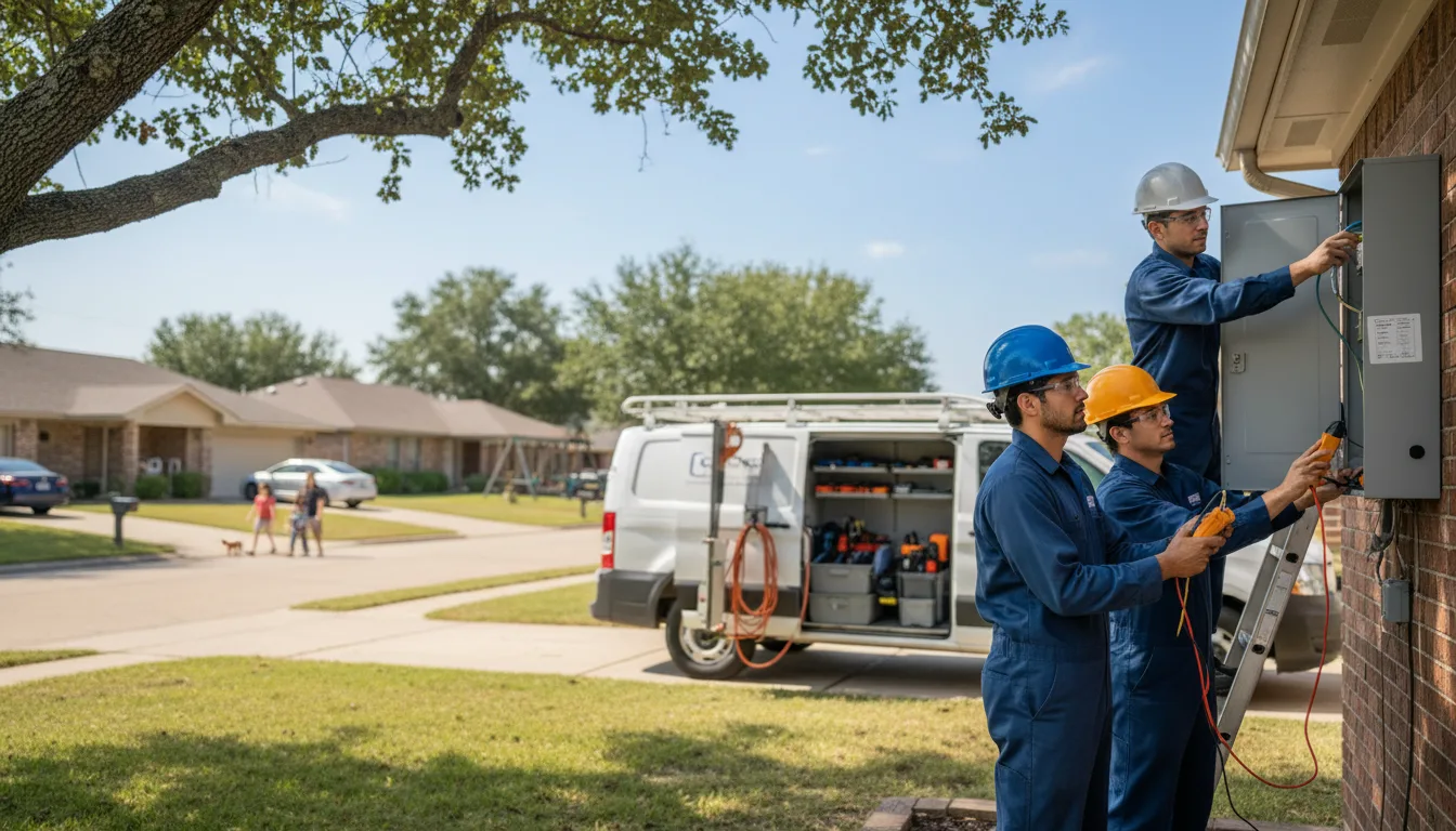 Certified electrician providing emergency electrical services in Baltimore, MD